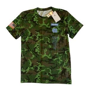Nike Jordan Men's Size S North Carolina Tar Heels UNC Camo Dri Fit T-Shirt New